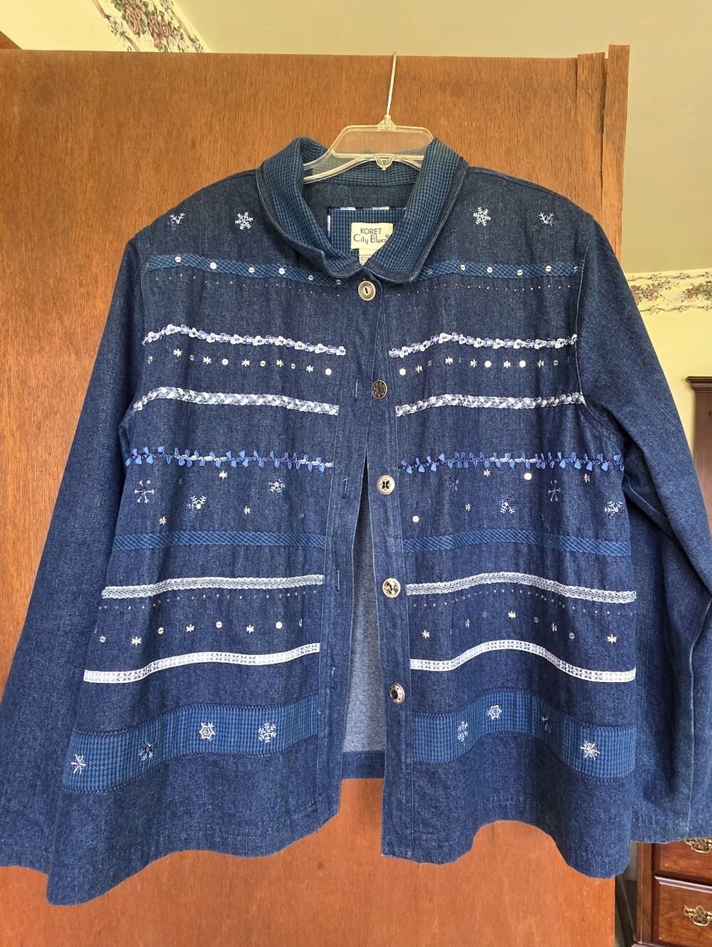 Vintage Koret City Blues Embellished Denim Jacket